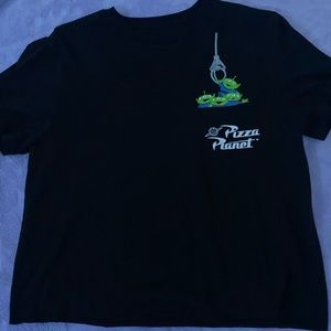 Disney Toy Story Cropped Pocket Short Sleeve Tee Shirt
